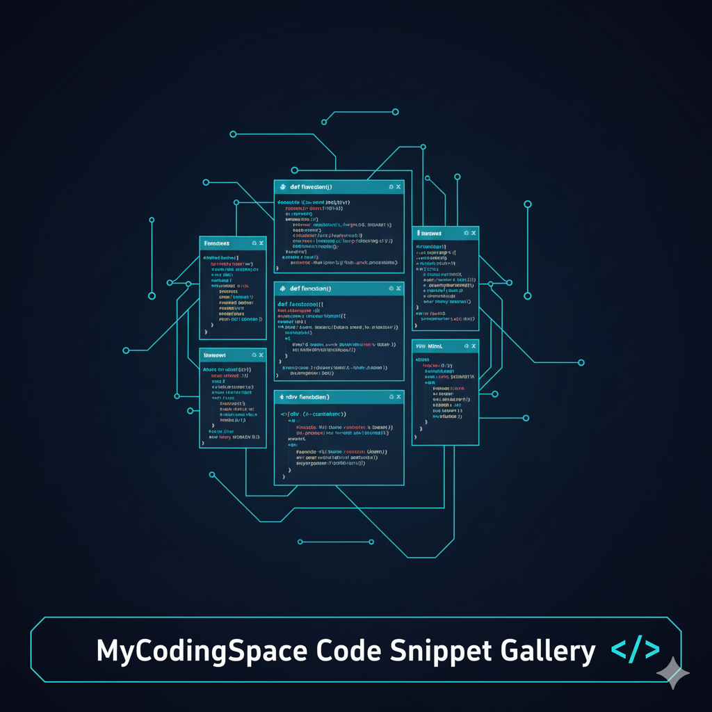 MyCodingSpace Code Snippet Gallery